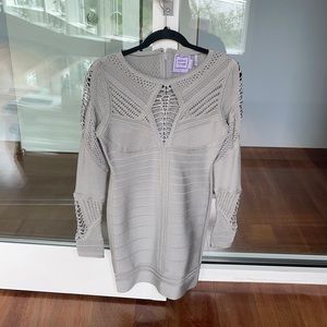Herve Leger Longsleeve Bandage Dress
